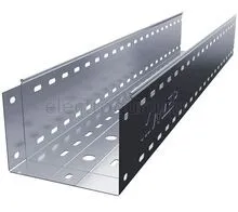 Лоток перфорированный нержавеющий с высотой бортов 150мм, Лидер