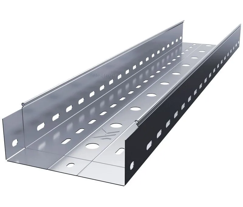 Лоток перфорированный нержавеющий с высотой бортов 70мм, Лидер