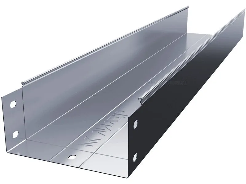 Лоток нержавеющий неперфорированный 200х100х3000, Лидер