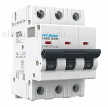 Автоматический выключатель HGD63M трехполюсный, Hyundai Electric