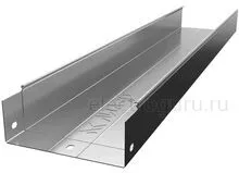 Лоток оцинкованный неперфорированный с высотой бортов 80мм, Лидер