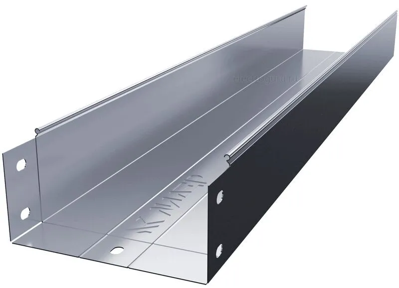 Лоток нержавеющий неперфорированный с высотой бортов 100мм, Лидер