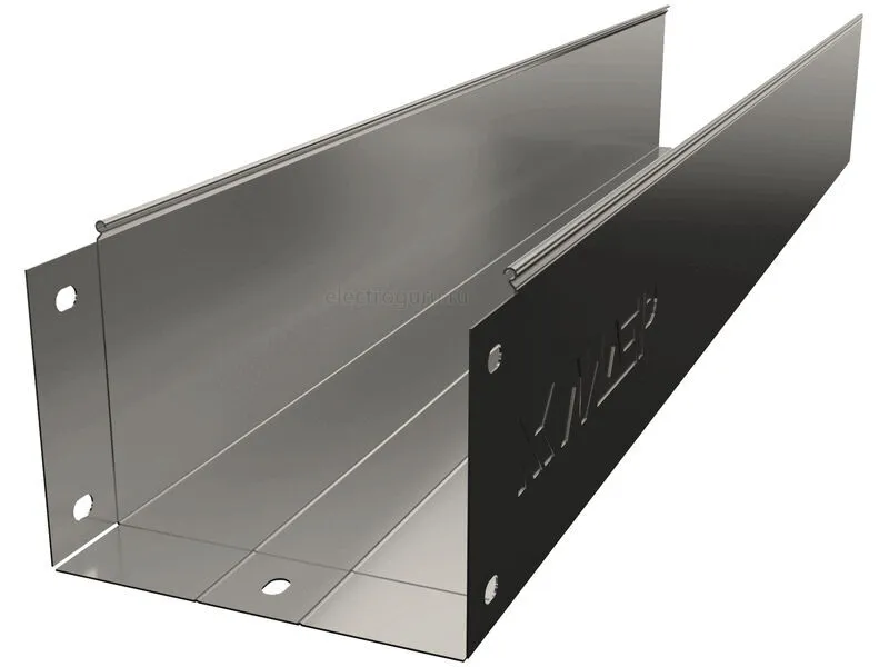 Лоток неперфорированный горячеоцинкованный 200х150х3000, Лидер