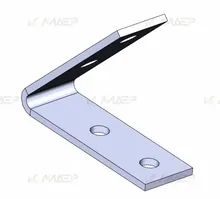 Пластина угловая MSA616, 4 отверстия