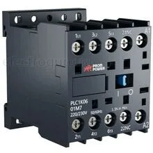 Миниконтактор 220В, 6А, 1НЗ, PLC1K0601M7, Prompower