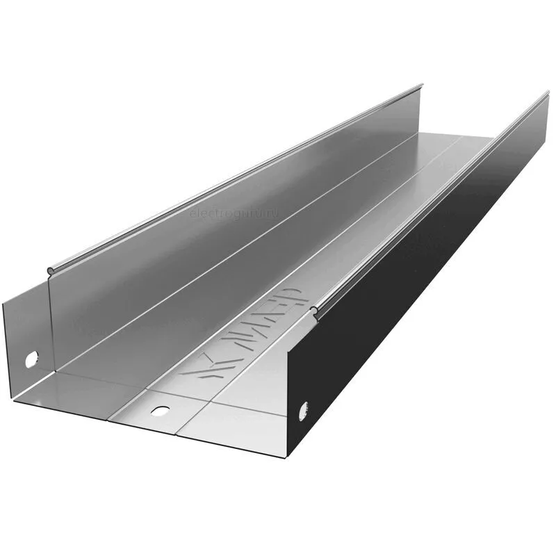 Кабельный лоток металлический неперфорированный 200х80 замковый ПРЕМИУМ