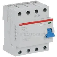 УЗО 100А, 300мА, тип AC, ABB F204, 2CSF204001R3900