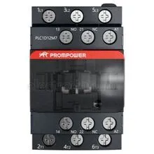Контактор 220В, 12А, 1НО+1НЗ, PLC1D12M7, Prompower