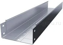 Лоток нержавеющий неперфорированный с высотой бортов 100мм, Лидер