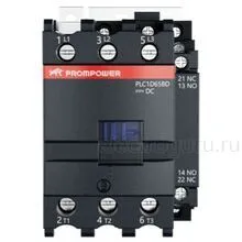 Контактор 24В, 65А, 1НО+1НЗ, PLC1D65BD, Prompower