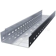 Лоток перфорированный 200х80х3000 нержавеющая сталь, Лидер