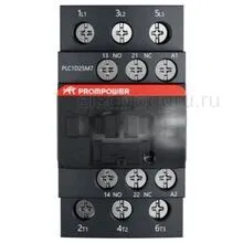 Контактор 220В, 25А, 1НО+1НЗ, PLC1D25M7, Prompower