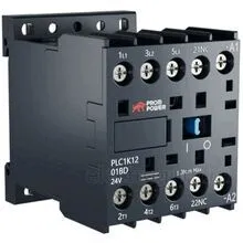 Миниконтактор 24В, 12А, 1НЗ, PLP1K1201BD, Prompower