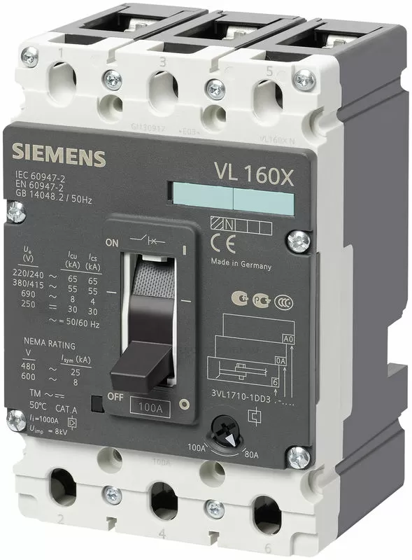 Автоматический выключатель VL160X, SIEMENS