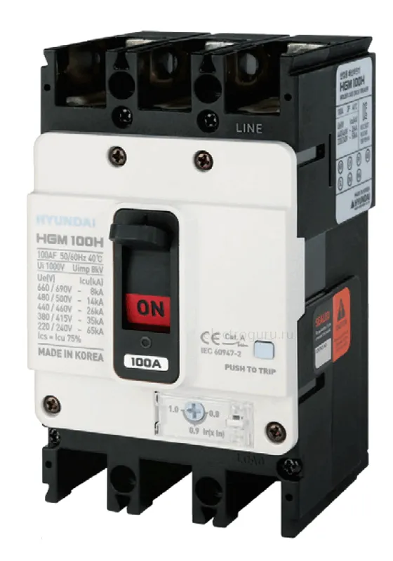 Автоматический выключатель HGM100, Hyundai Electric