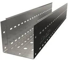 Лоток перфорированный горячеоцинкованный с высотой бортов 200мм, Лидер