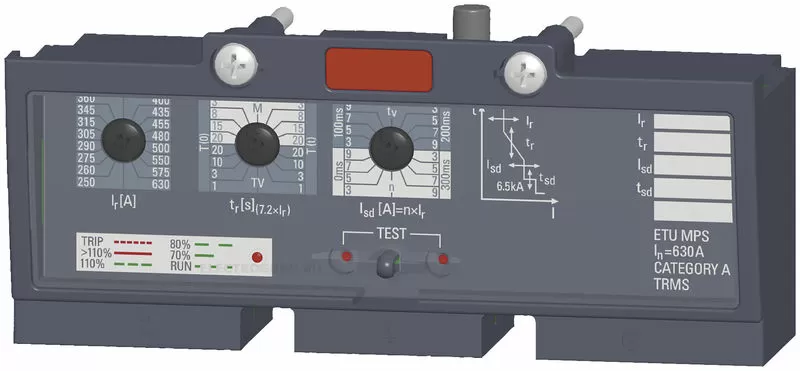 Расцепитель максимального тока ETU MPS с функцией LSI для автоматов 3VT3