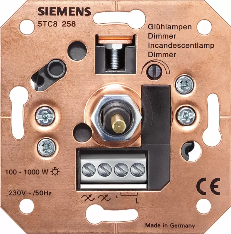 5TC8258 Механизм светорегулятора для галогенных ламп, с электронными трансформат