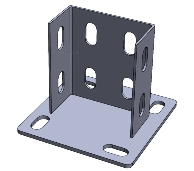 Опора потолочная для двойного СТРАТ профиля 41х41
