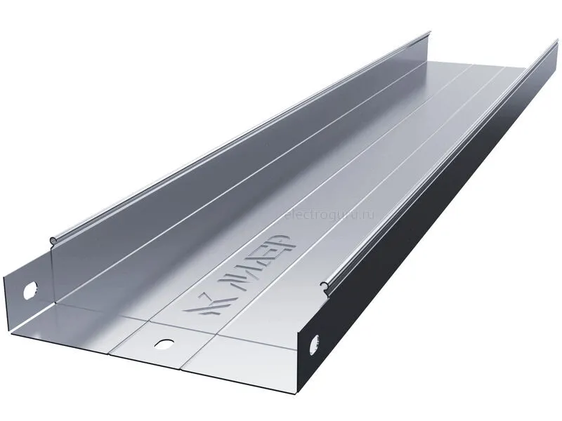 Лоток нержавеющий неперфорированный 200х50х3000, Лидер