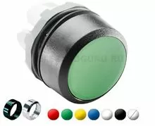 Корпус кнопки зеленый MP1-20G, без фиксации, без подсветки