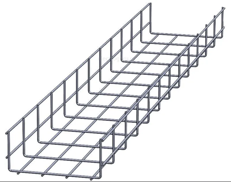 Проволочный лоток 200х80х3000, Лидер