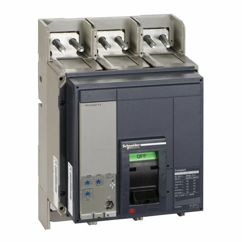 Автоматический выключатель NS1250 N, 50kA, MicroLogic 2.0