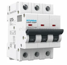 Автоматический выключатель HGD63Р трехполюсный, Hyundai Electric