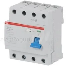 УЗО 100А, 300мА, тип AC, ABB F204, 2CSF204001R3900