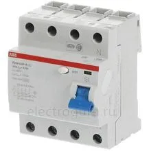 УЗО 100А, 30мА, тип A, AP-R, ABB F204, 2CSF204401R1900