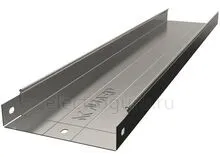 Лоток неперфорированный горячеоцинкованный с высотой бортов 50мм, Лидер