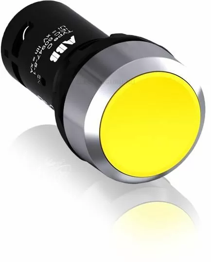 Кнопка CP1-30Y-10 желтая, АВВ