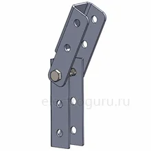Поворотный коннектор для кровельной опоры
